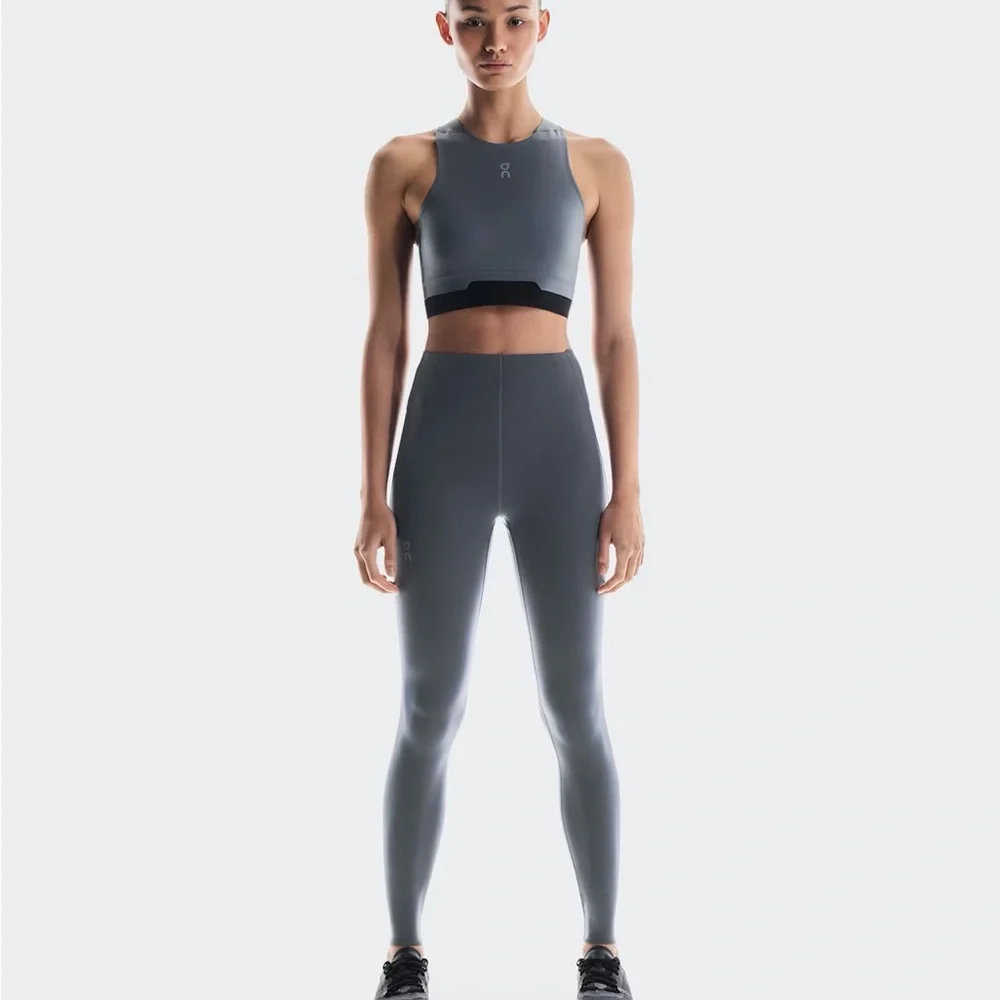 On Running Women's Gray Leggings Small - Picture 1 of 6